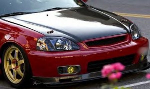 99-00 Civic Ek Carbon Fiber Hood