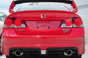 06-11 Honda Civic 4Dr Mugen RR Rear Lip w/LED