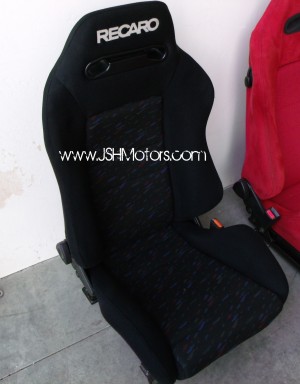 Black Recaro Confetti Seat