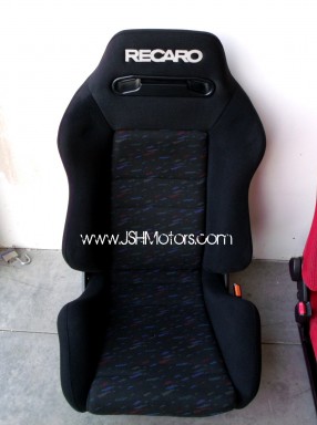 Black Recaro Confetti Seat