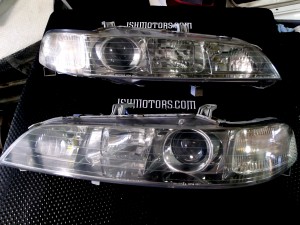 JDM GSR Chrome Housing Headlights