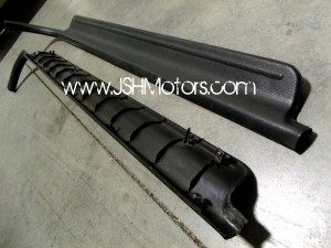 92-95 Civic Black Door Sill Set