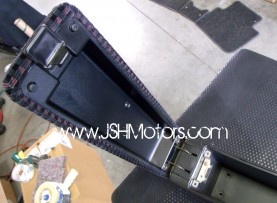 JDM Civic Eg6 SiR Long Arm Rest Black Checkered