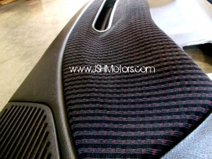 JDM Civic EG6 Black Checkered Door Panels