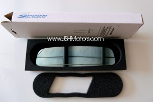 Spoon Sports Blue Wide Rear View Mirror