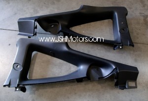 JDM Dc5 Integra Black Quarter Panel Glass Trim