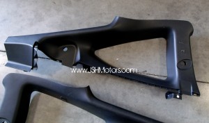 JDM Dc5 Integra Black Quarter Panel Glass Trim