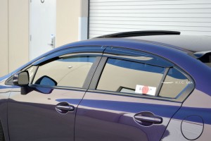 2012-2015 Honda Civic 4 Door Side Visors