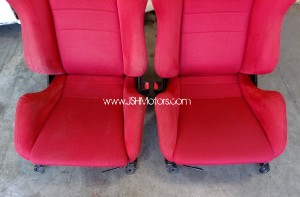 JDM Civic Ek9 Red Recaro Seats