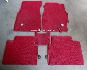 JDM Civic Type R Red Floor Mat Set
