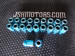 Honda Ligier Blue Aluminum Lug Nuts