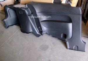 JDM EK9 Civic Type R Black Rear Interior Panels