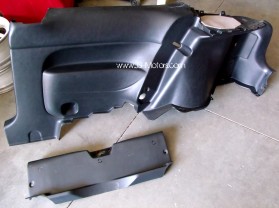 JDM EK9 Civic Type R Black Rear Interior Panels