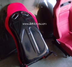 JDM Civic EK9 Red Bride & Recaro Seats