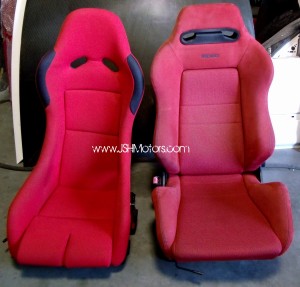 JDM Civic EK9 Red Bride & Recaro Seats
