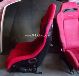 JDM Civic EK9 Red Bride & Recaro Seats