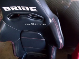 JDM Civic EK9 Red Recaro & Bride Brix II Seat Set