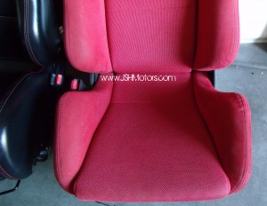 JDM Civic EK9 Red Recaro & Bride Brix II Seat Set