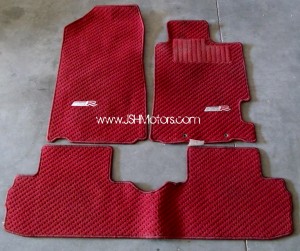 JDM Integra DC5 Type R Red Floor Mats 