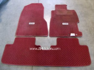 JDM Civic Ep3 Type R Right Hand Drive Red Floor Mat Set