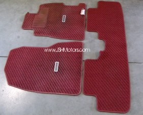 JDM Civic Ep3 Type R Right Hand Drive Red Floor Mat Set