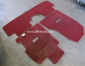 JDM Civic Ep3 Type R Right Hand Drive Red Floor Mat Set