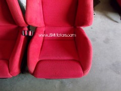 JDM Ep3 Civic Type R Red Recaro Seats