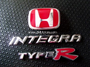 JDM Dc5 Rear Red H Type R Integra Emblems