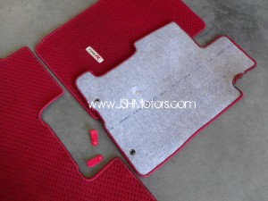 JDM Civic FD2 Type R Red Floor Mats